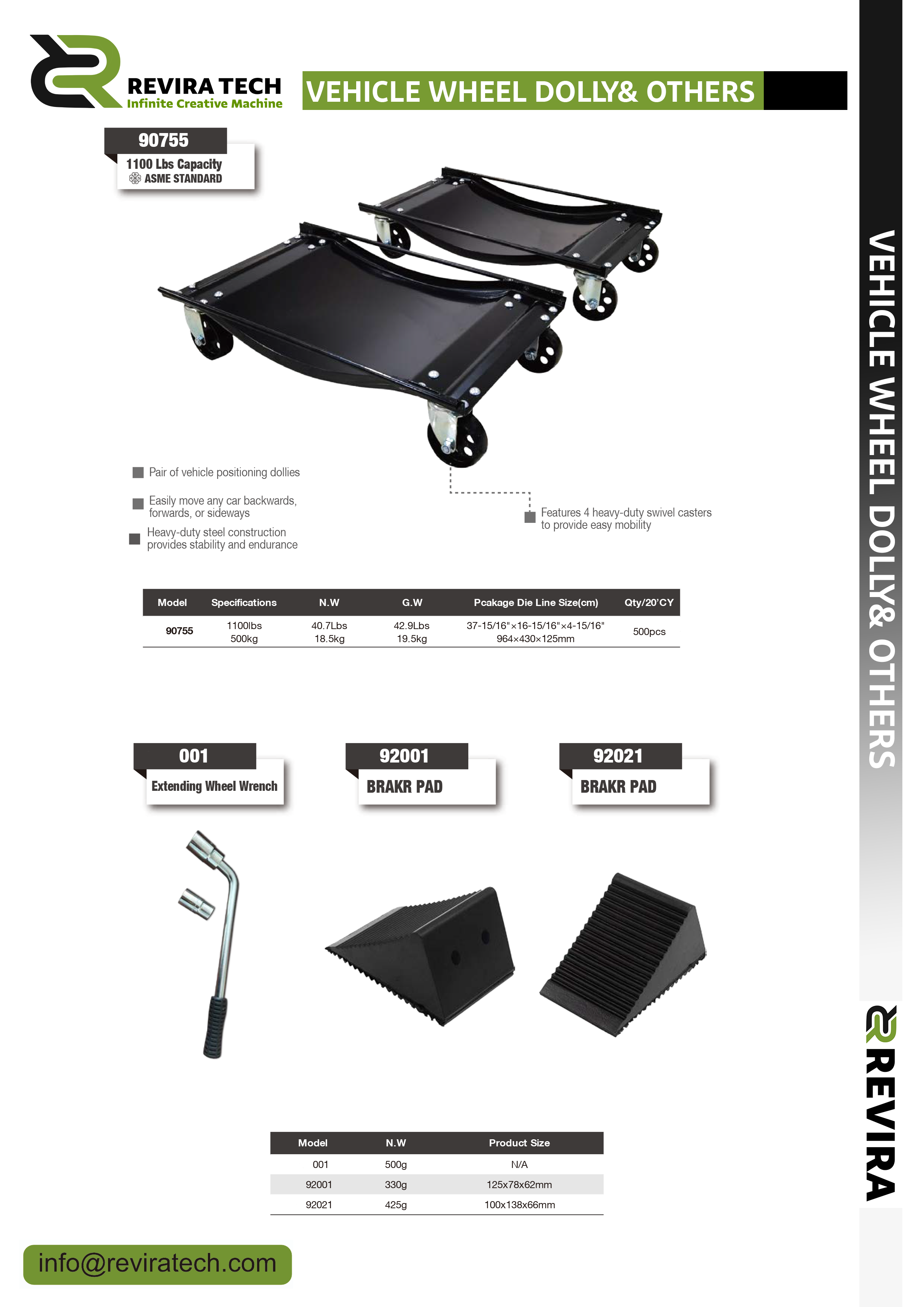 Vehicle Wheel Dolly & Others
