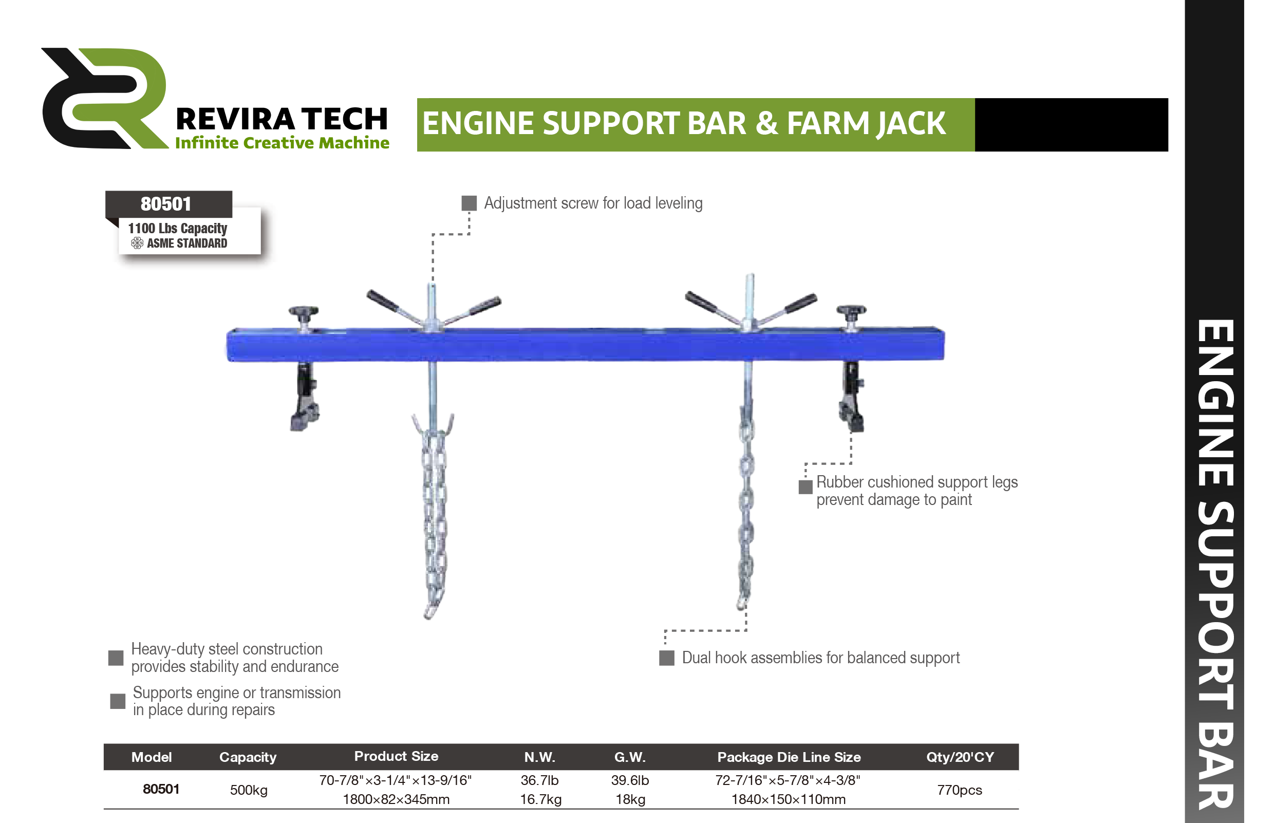 Engine Support Bar