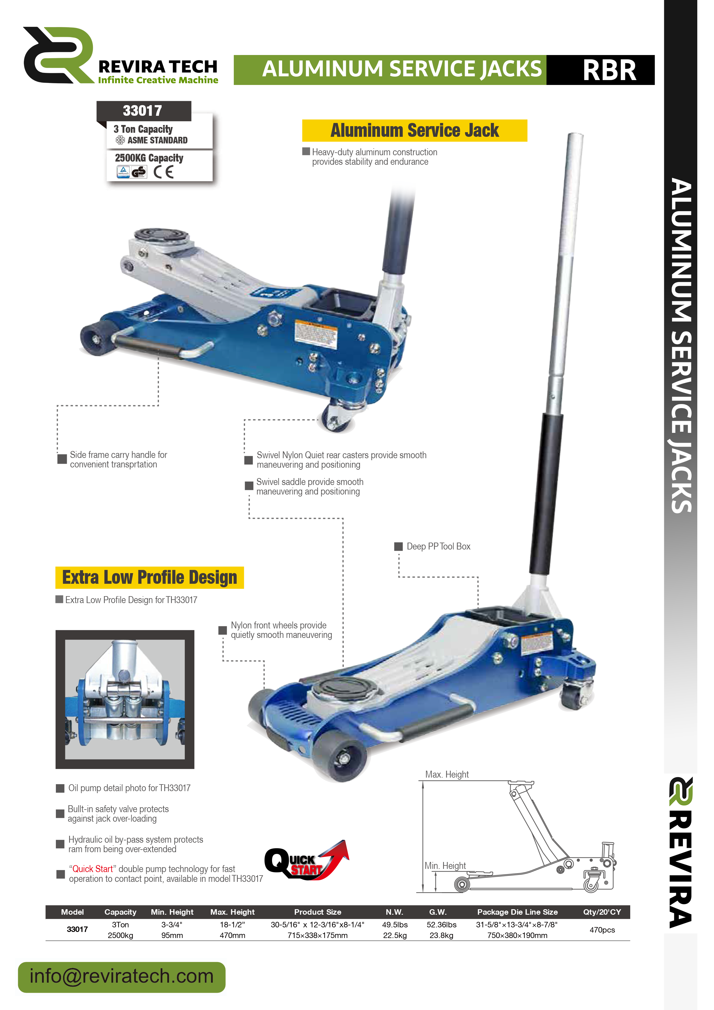Aluminum Service Jacks