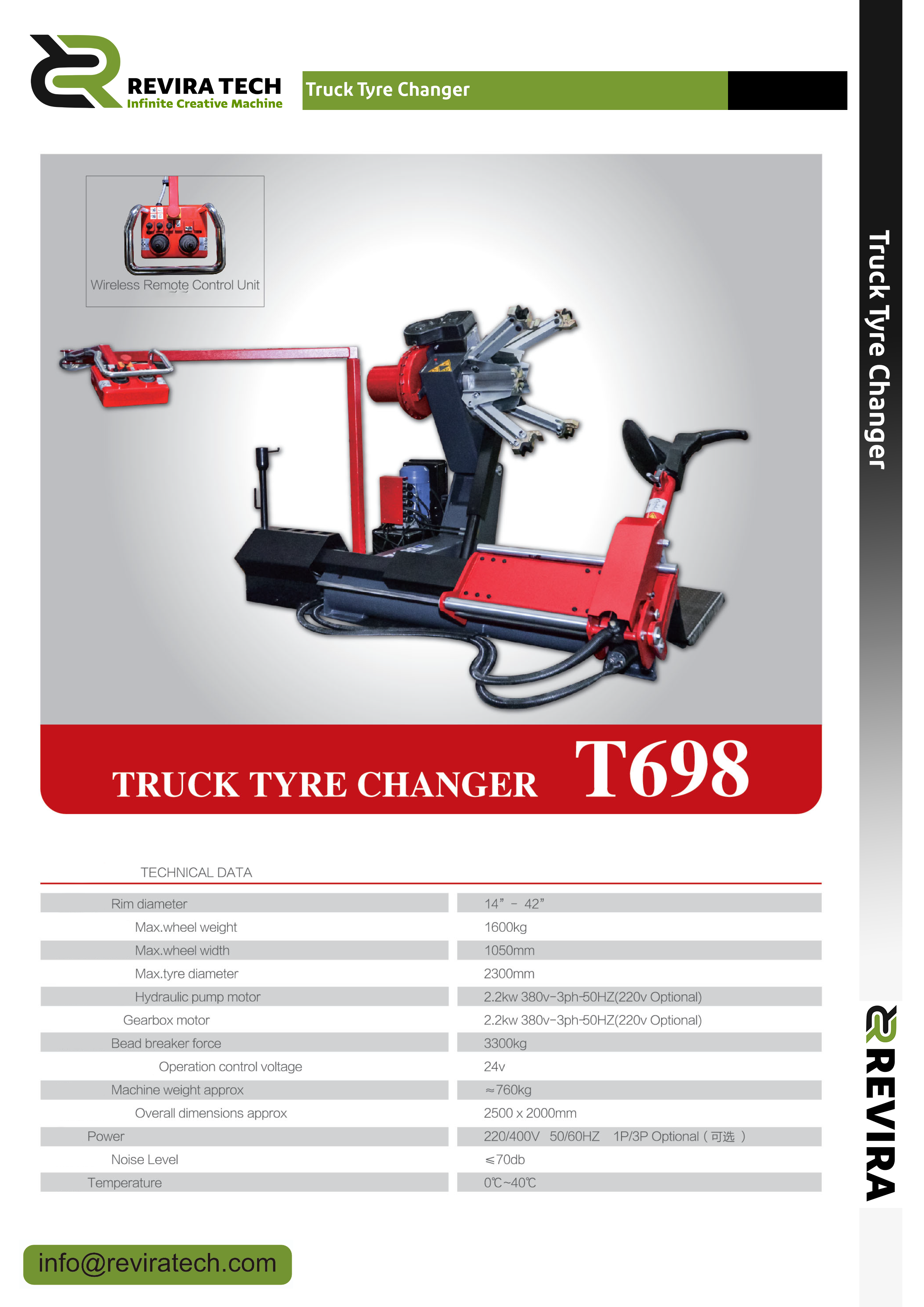 Truch Tyre Changer
