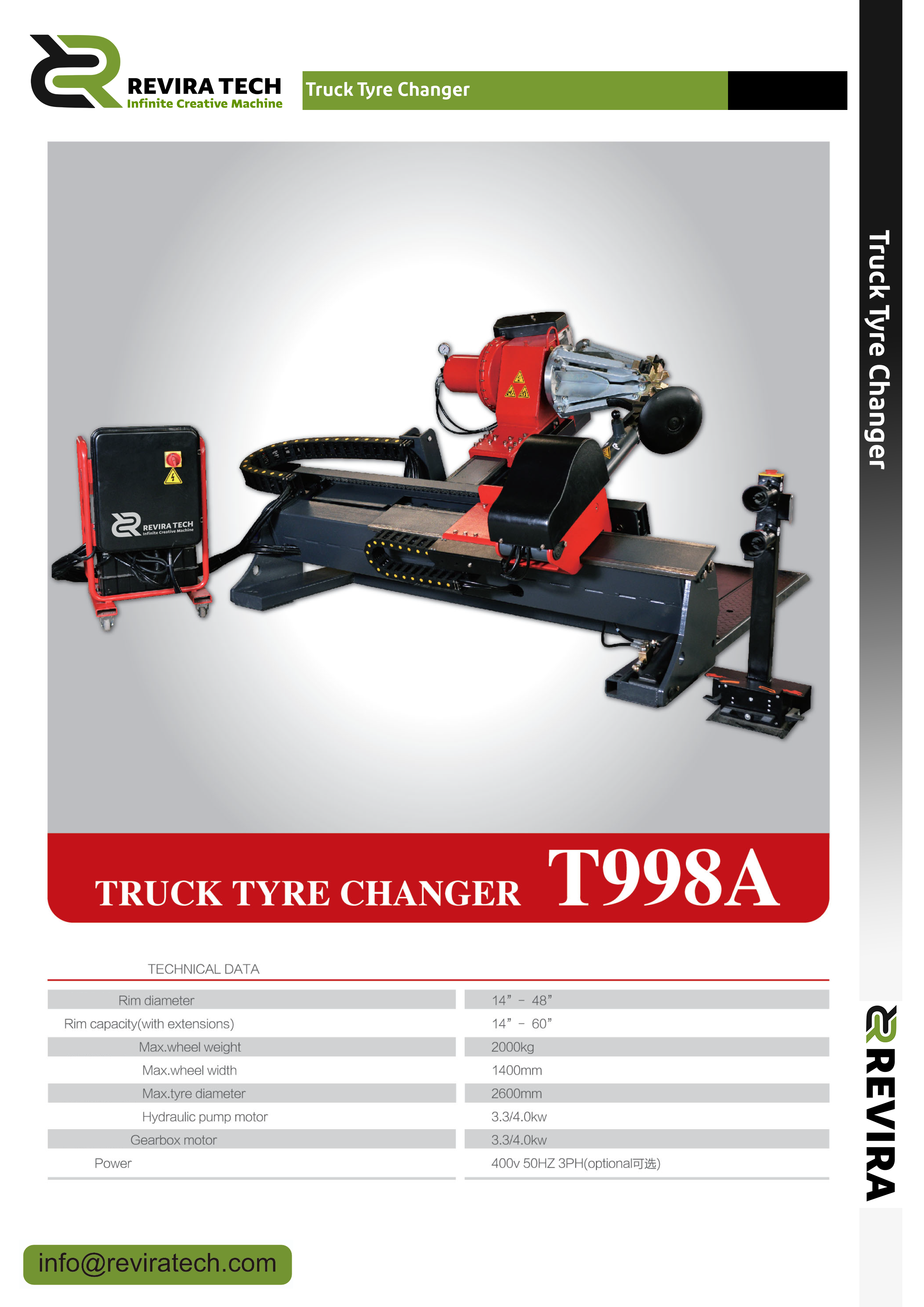 Truch Tyre Changer.