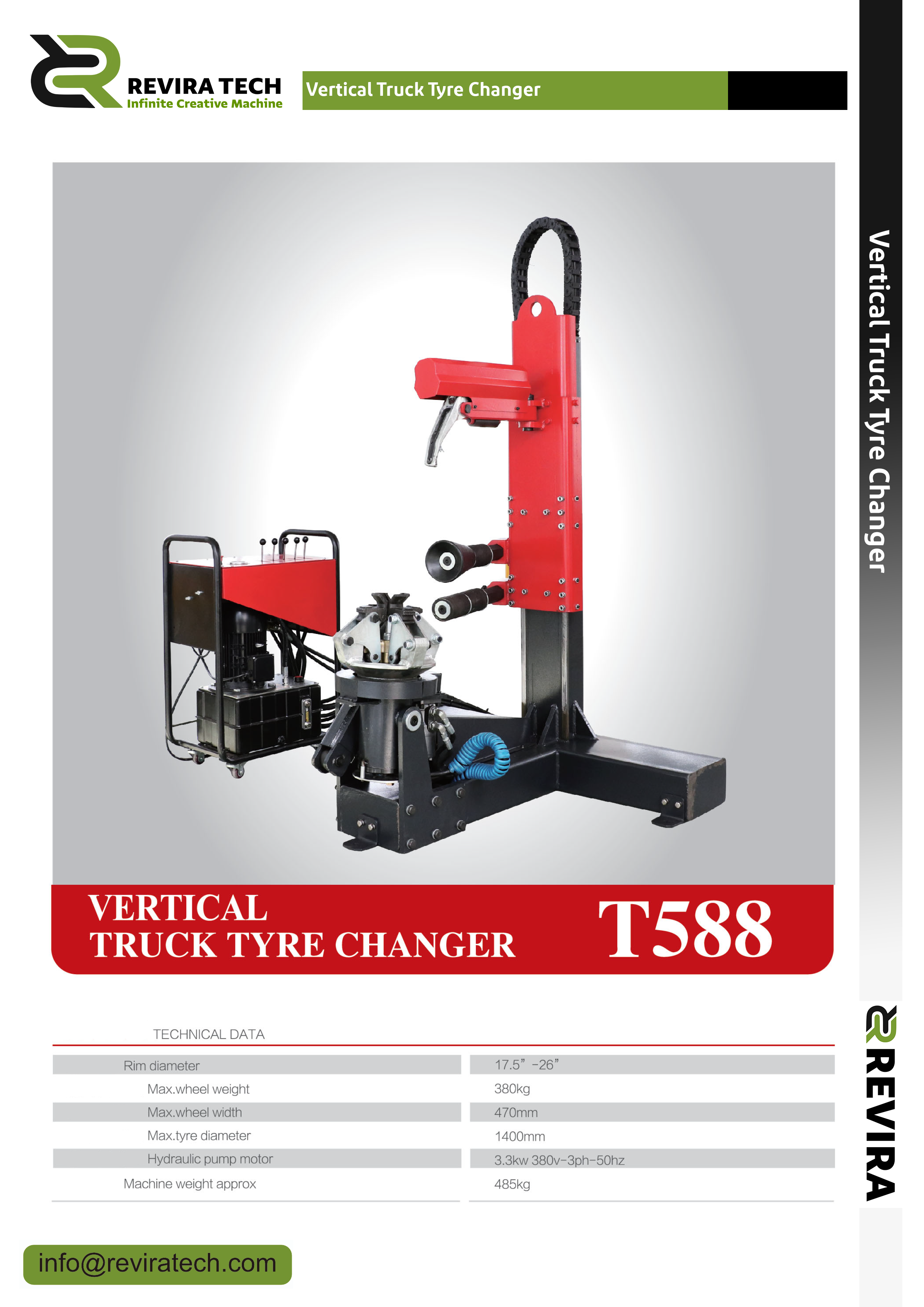 Vertical Truck Tyre Changer