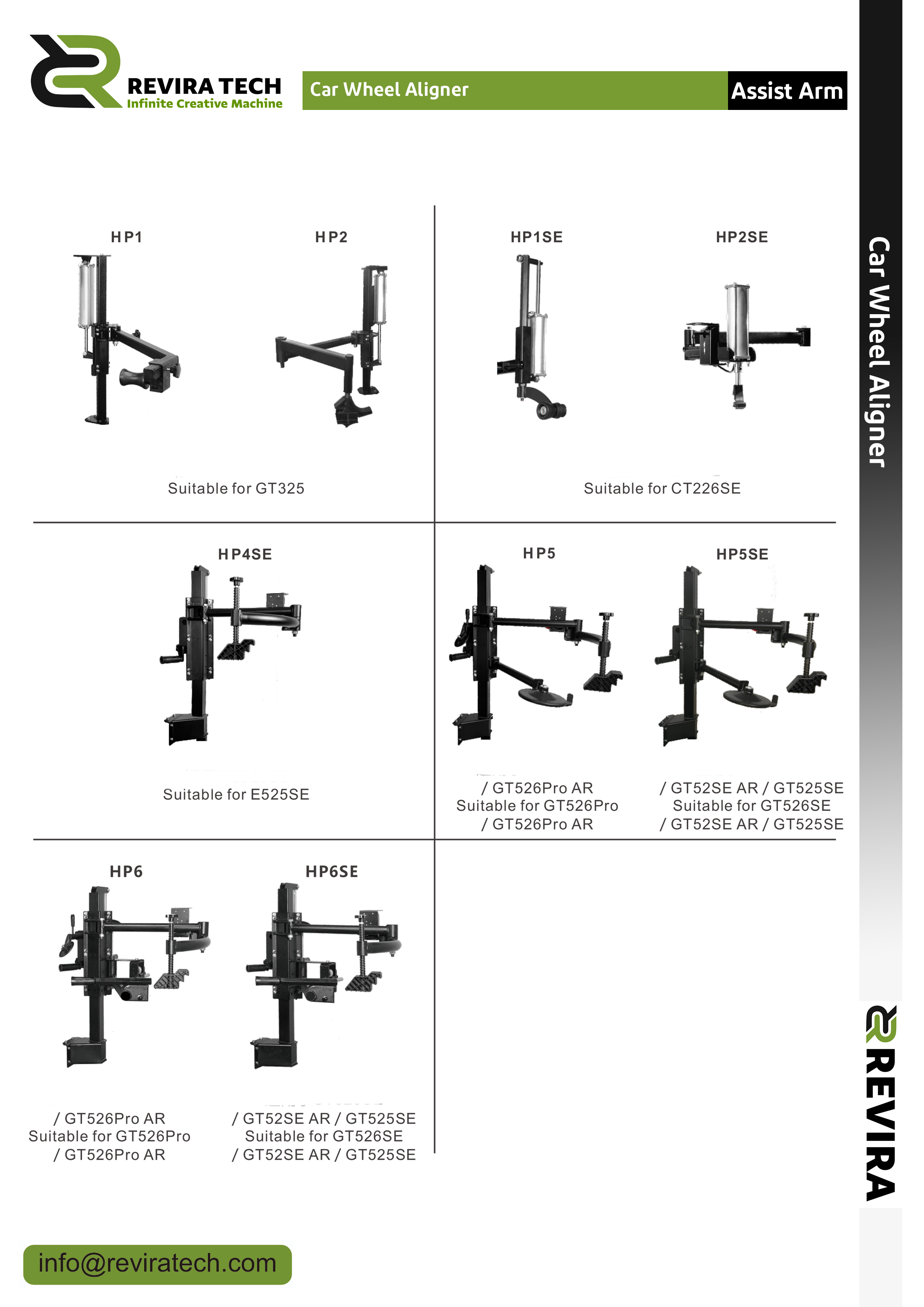 Car Wheel Aligner Assist Arm