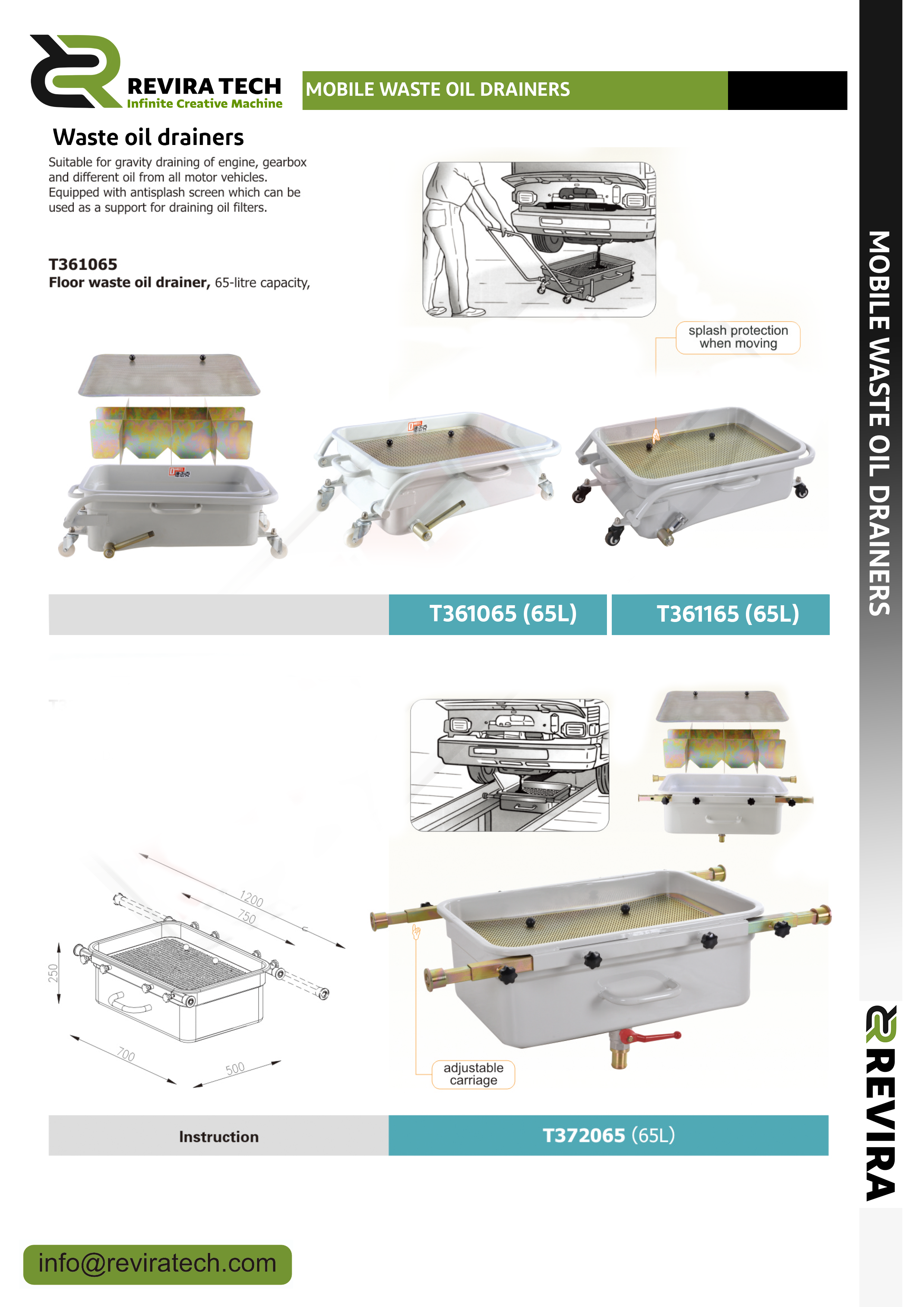 Mobile Waste Oil Drainers
