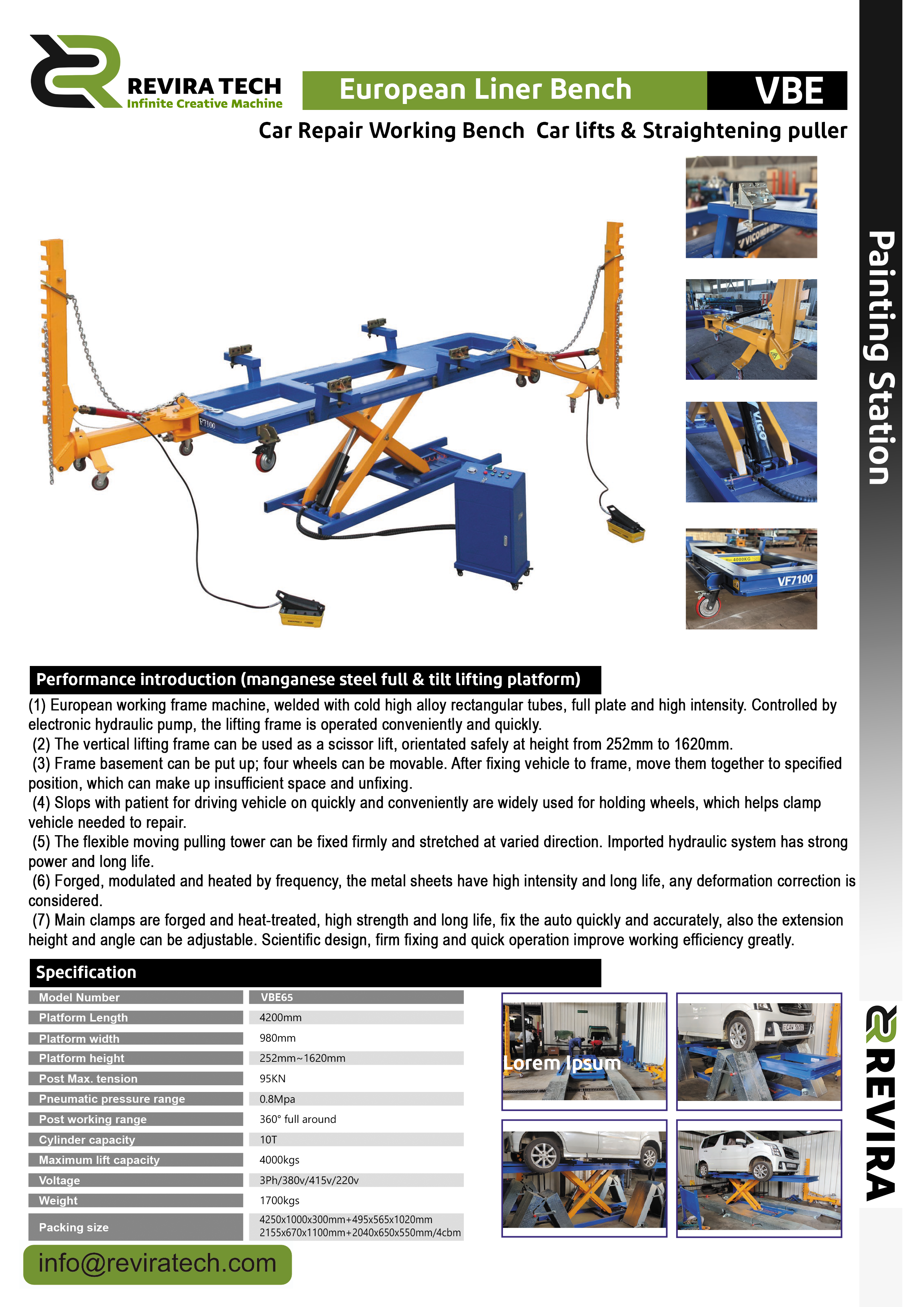 European Liner Bench.
