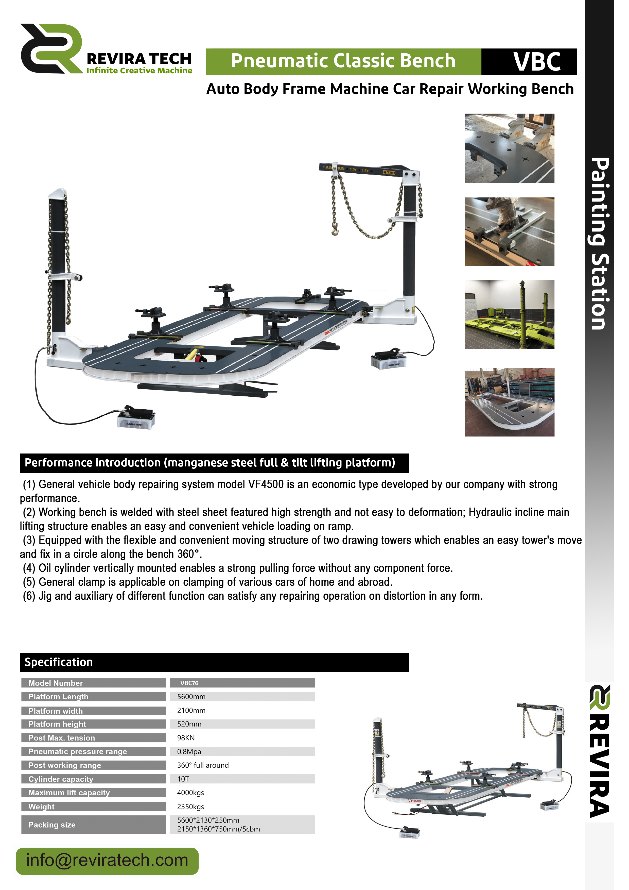 Pneumatic Classic Bench..