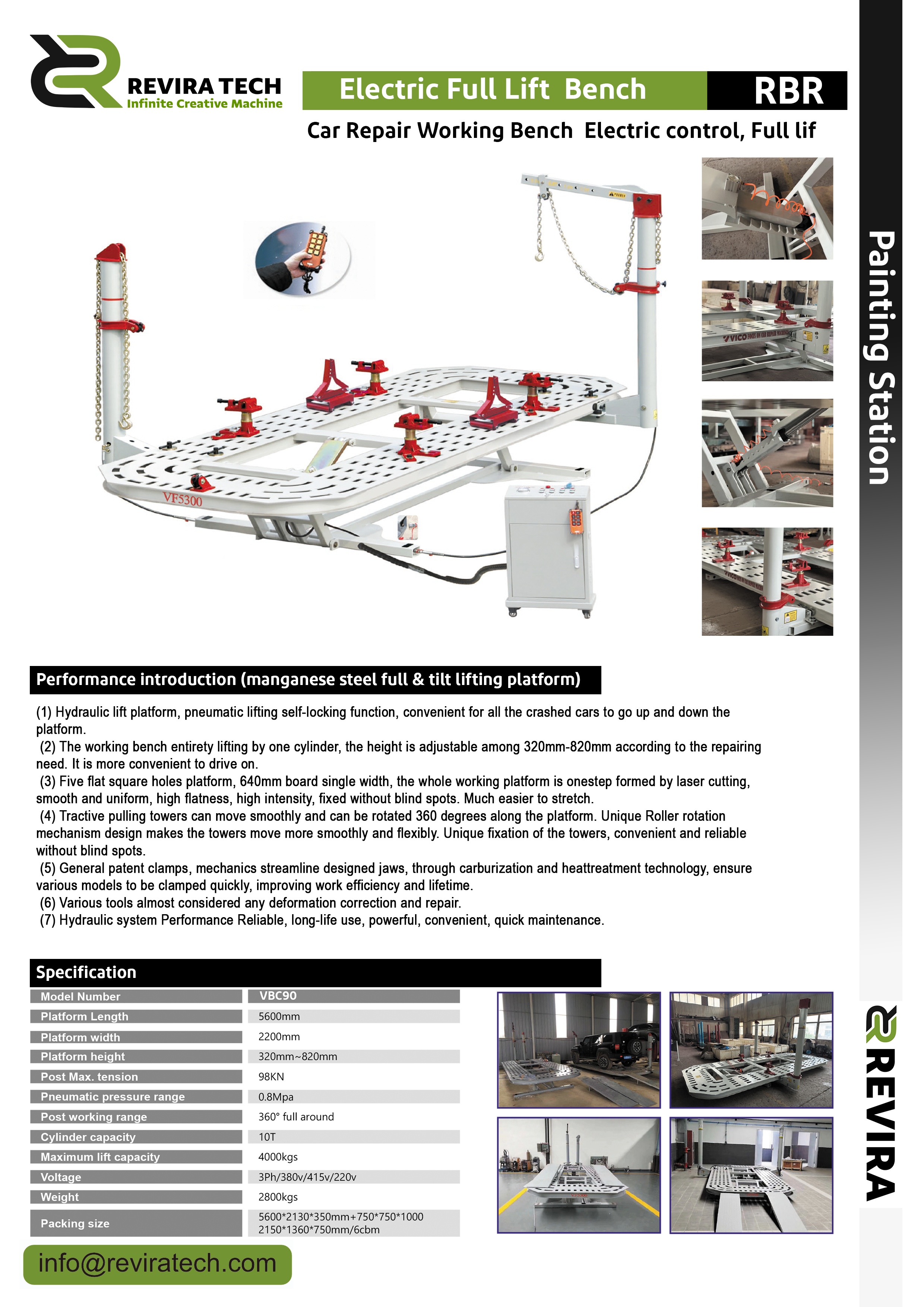 Electric Full Lift Bench