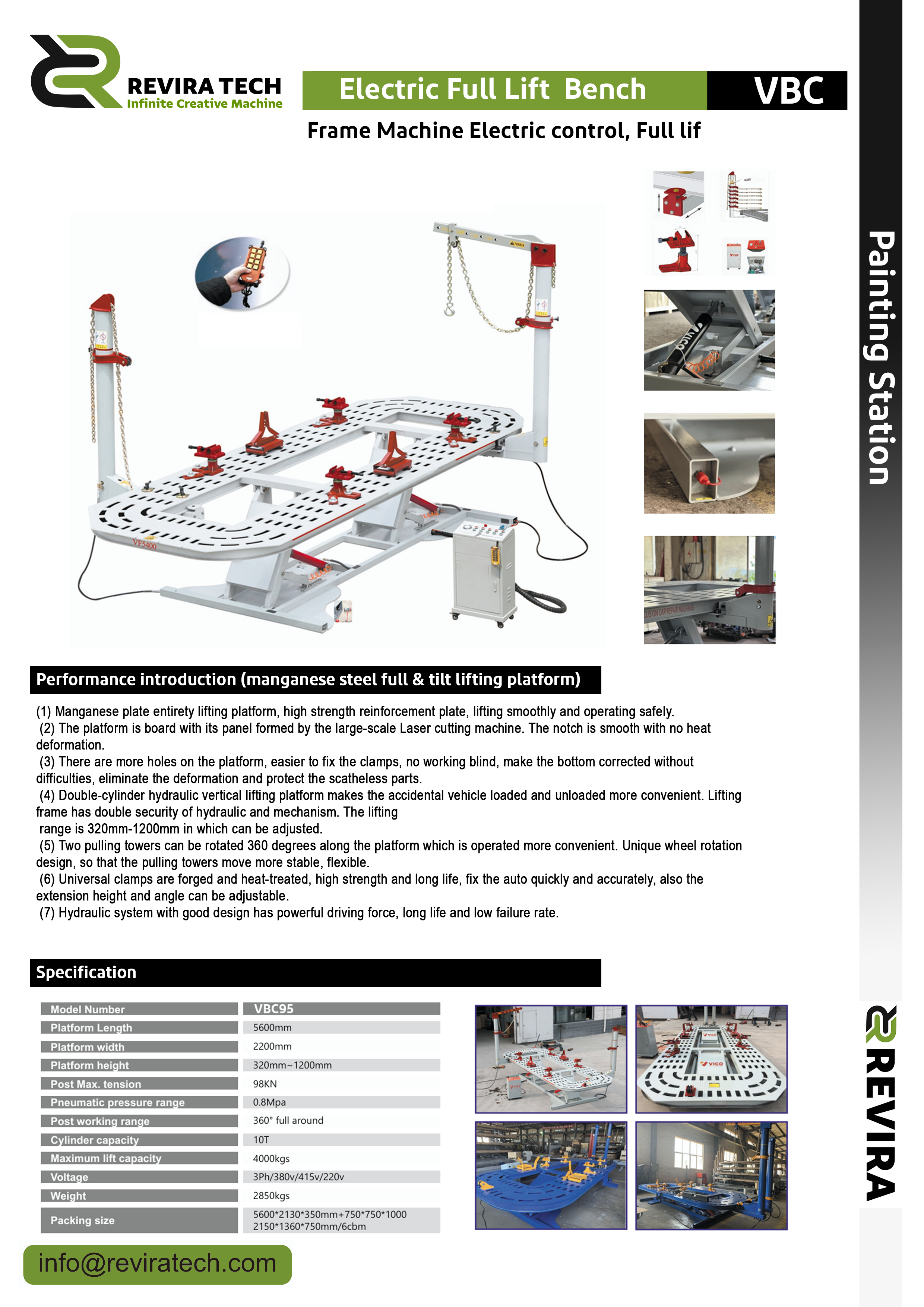 Electric Full Lift Bench.