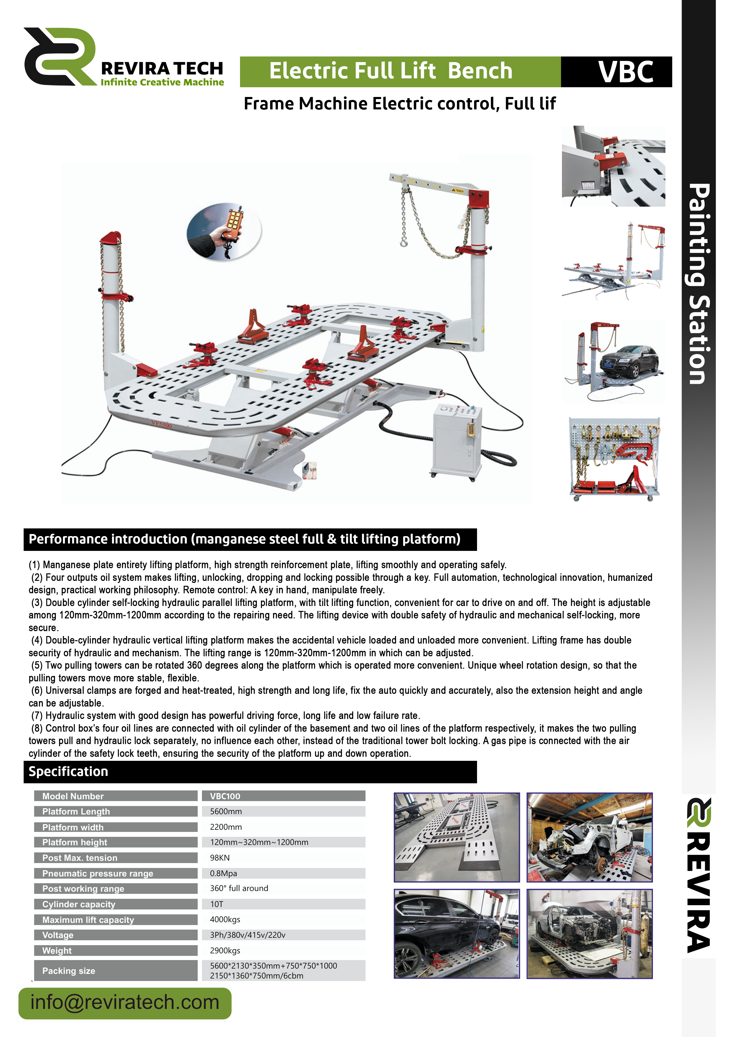 Electric Full Lift Bench..