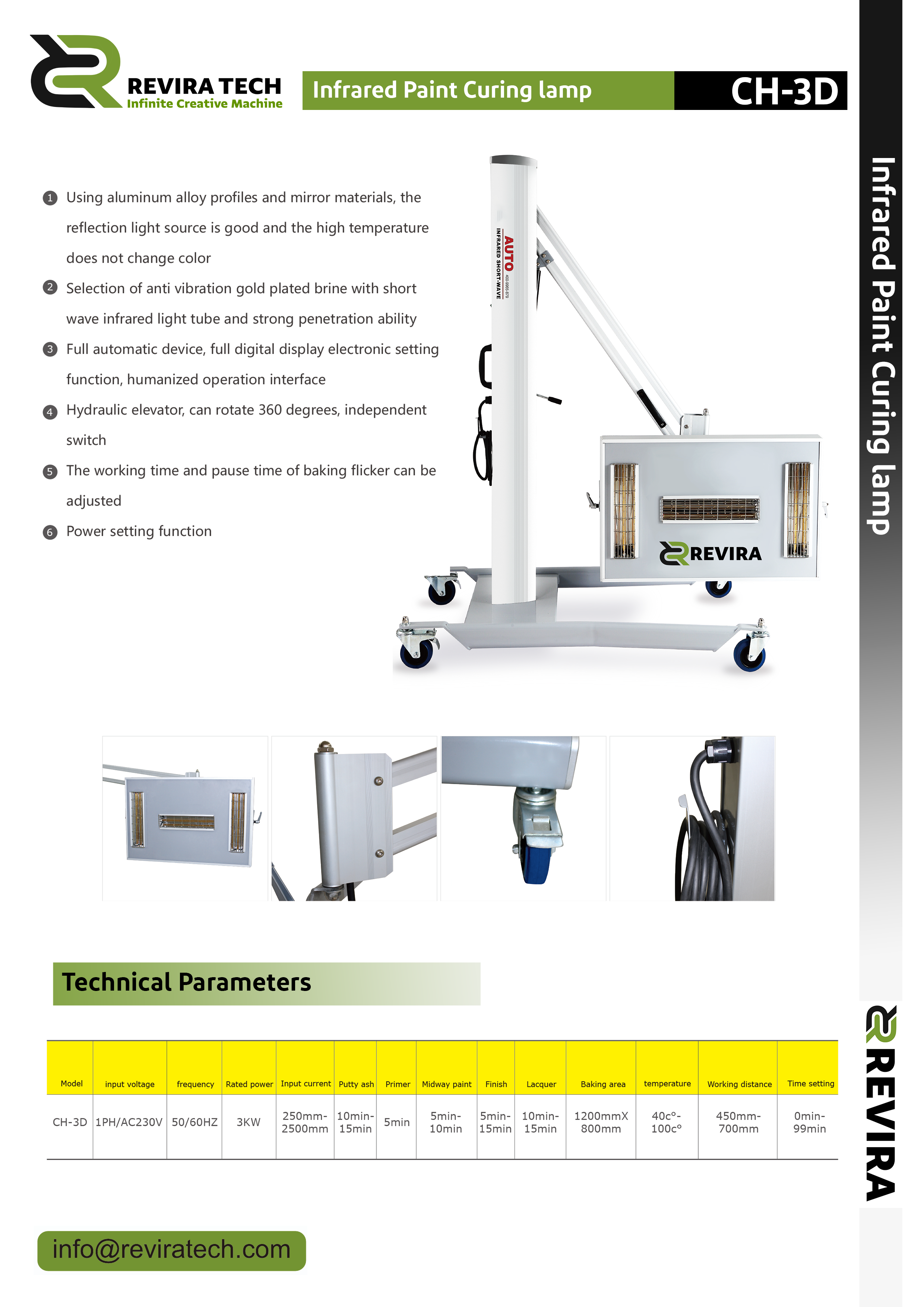 Infrared Paint Curing Lamp..