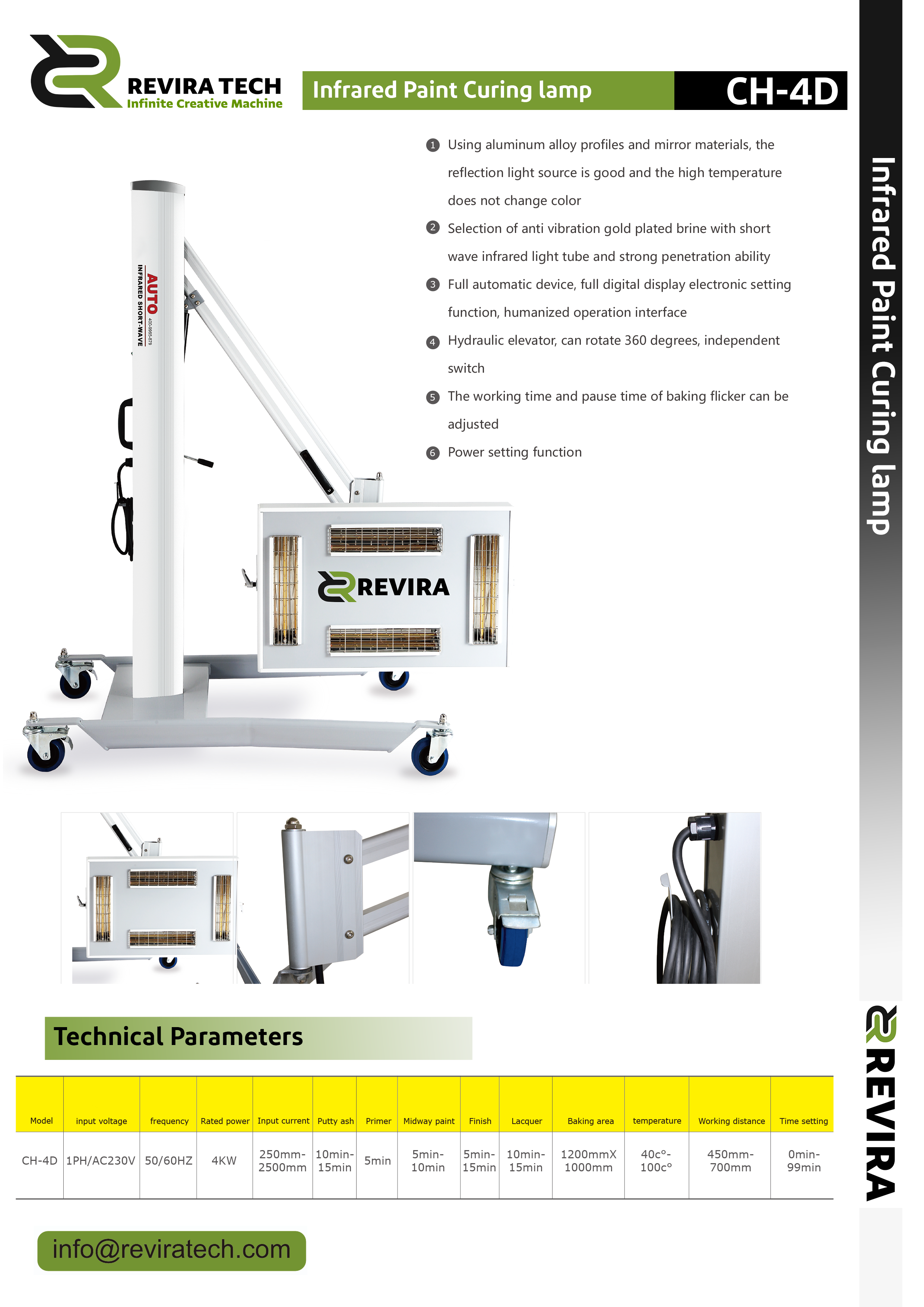 Infrared Paint Curing Lamp...